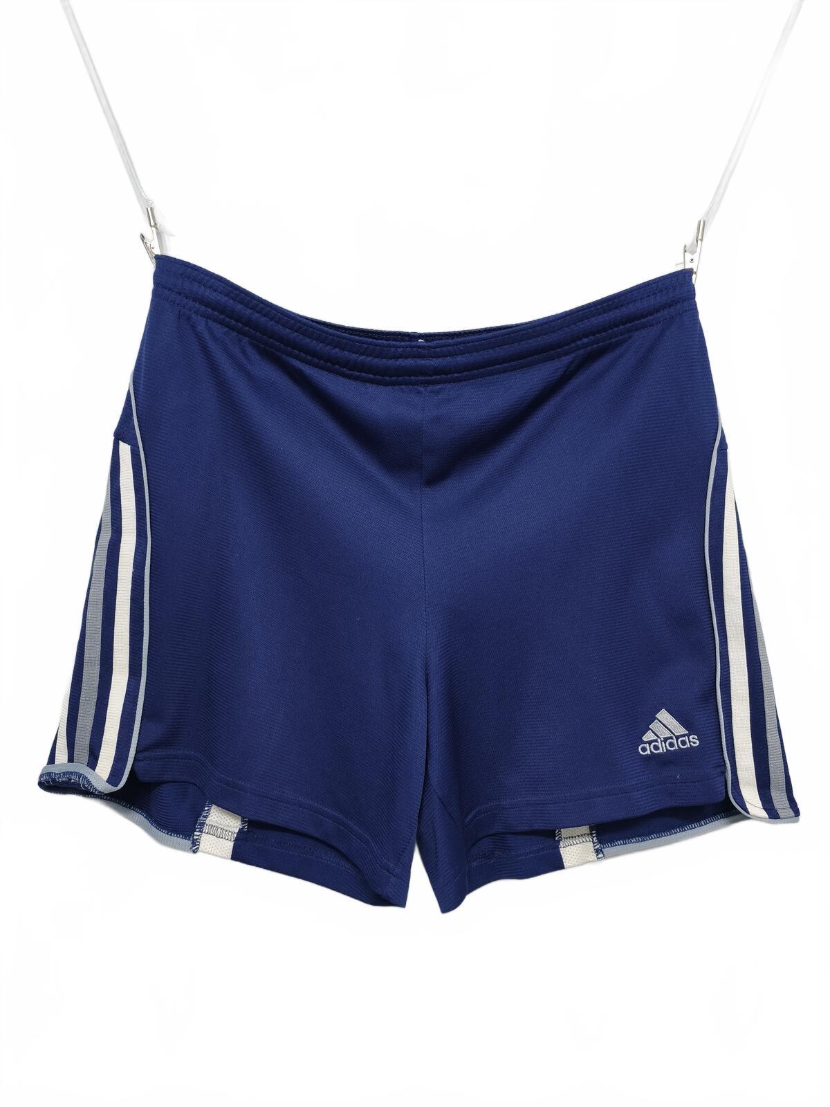 Vintage Adidas Climacool Shorts Navy Blue Three Stripe Football Gym Medium