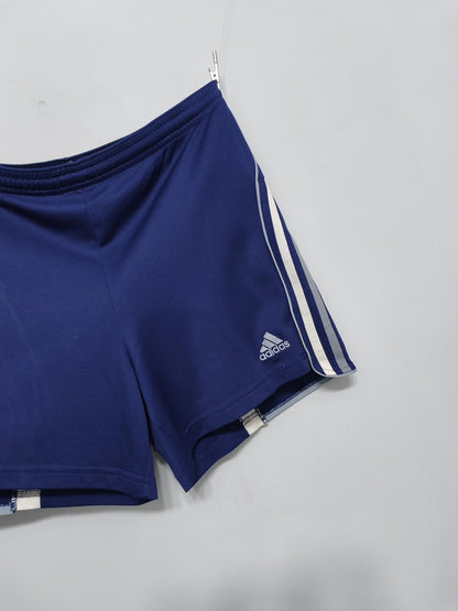 Vintage Adidas Climacool Shorts Navy Blue Three Stripe Football Gym Medium