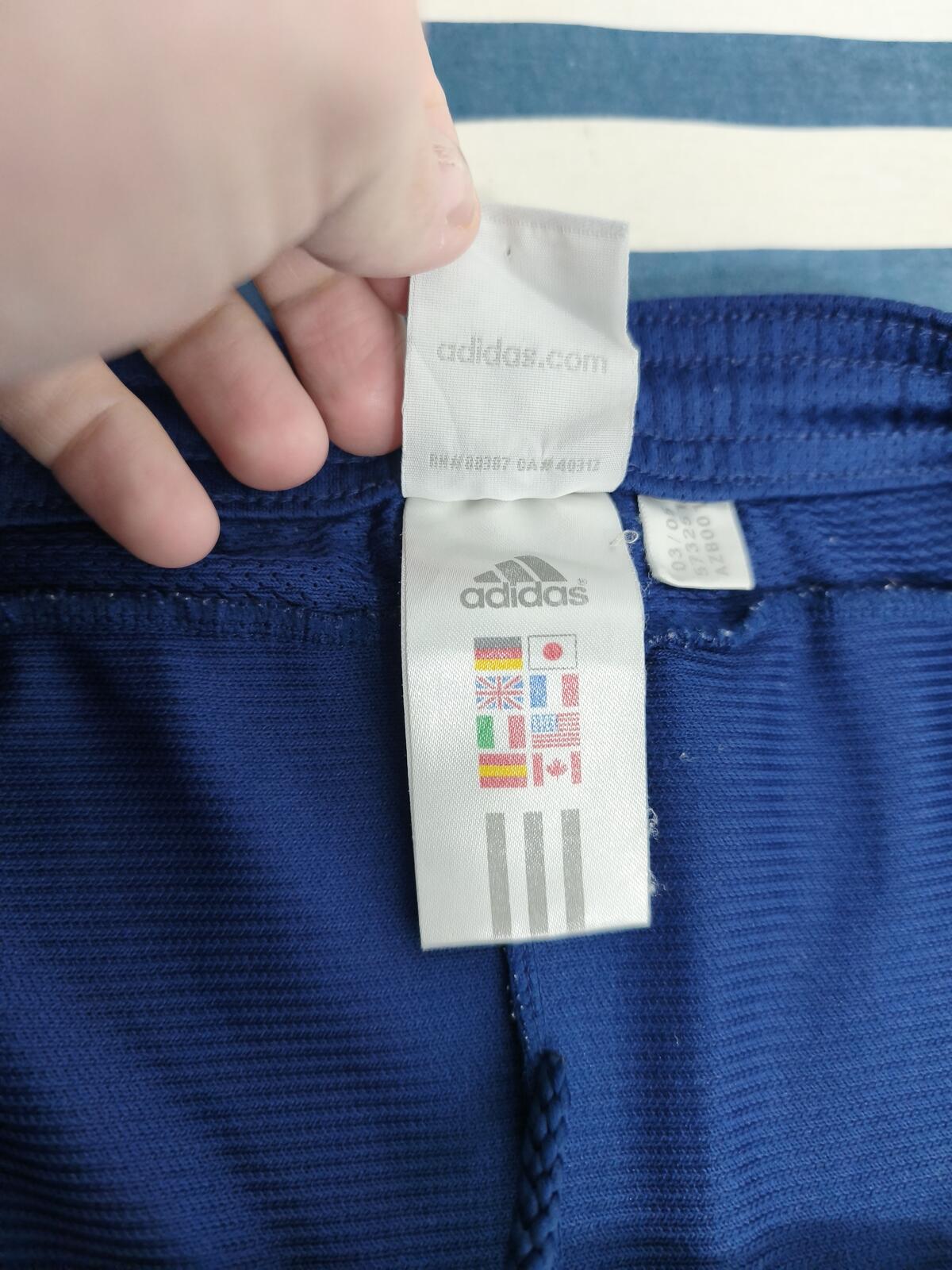 Vintage Adidas Climacool Shorts Navy Blue Three Stripe Football Gym Medium