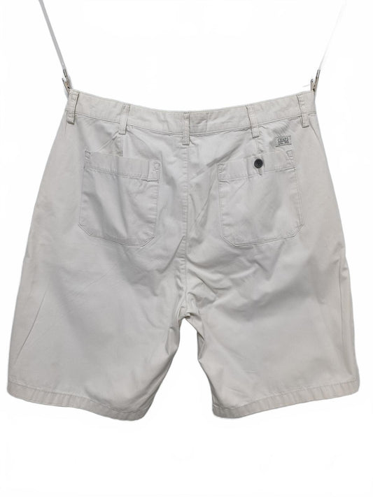 Vintage Chaps Chino Shorts Cream 90s Preppy Minimalist Summer Casual 36W
