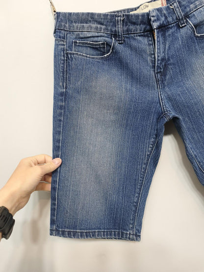 Vintage Levi's 545 Low Rise Blue Denim Jorts Shorts Y2K Skater Retro 32W