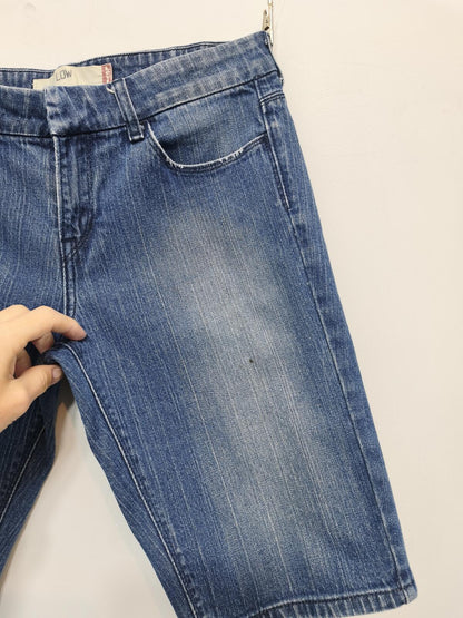 Vintage Levi's 545 Low Rise Blue Denim Jorts Shorts Y2K Skater Retro 32W