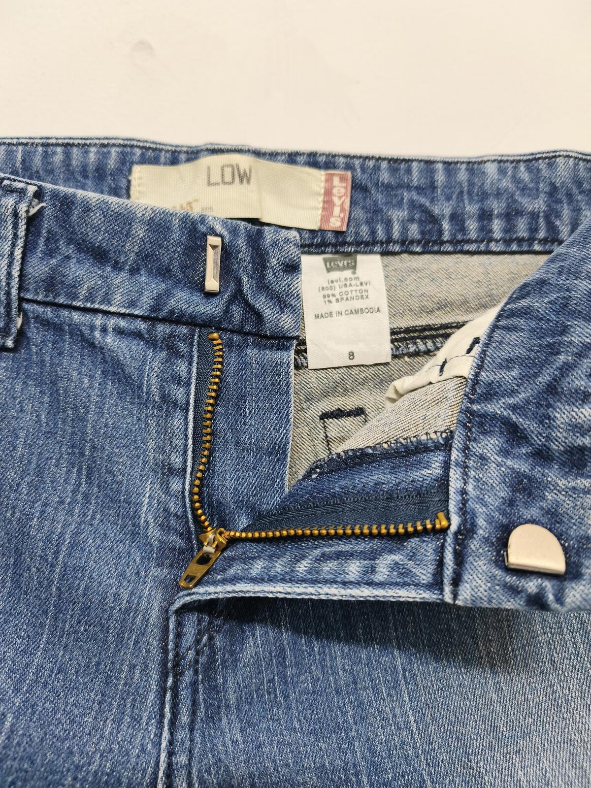 Vintage Levi's 545 Low Rise Blue Denim Jorts Shorts Y2K Skater Retro 32W
