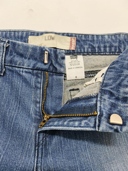 Vintage Levi's 545 Low Rise Blue Denim Jorts Shorts Y2K Skater Retro 32W