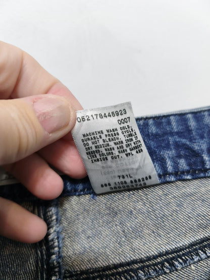 Vintage Levi's 545 Low Rise Blue Denim Jorts Shorts Y2K Skater Retro 32W