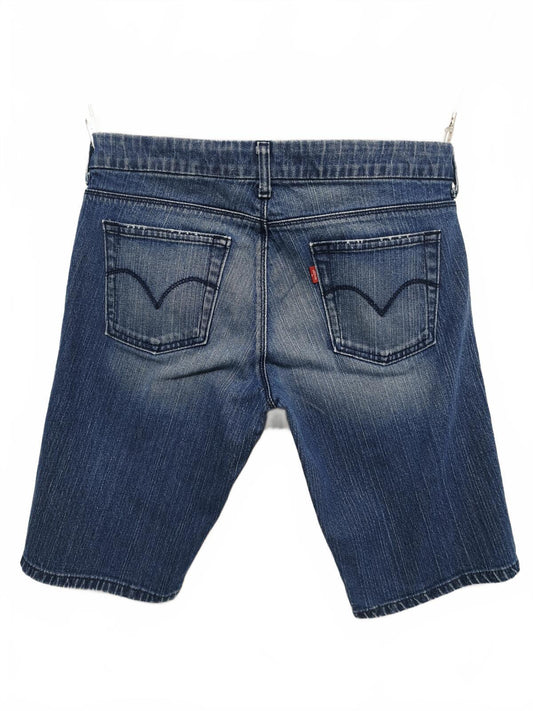 Vintage Levi's 545 Low Rise Blue Denim Jorts Shorts Y2K Skater Retro 32W