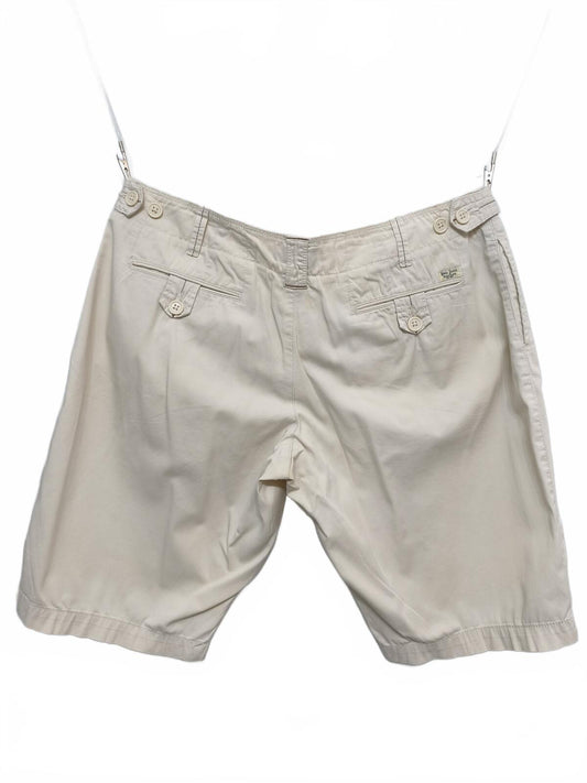 Vintage Polo Jeans Co. Ralph Lauren Plain Cream Denim Jorts Shorts Men Size 38