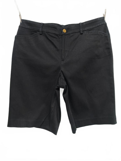 Vintage Lauren Ralph Lauren Black Chino Shorts Smart Preppy Money Aesthetic W32