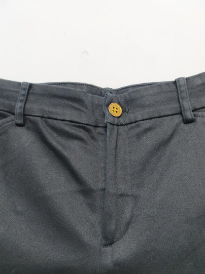 Vintage Lauren Ralph Lauren Black Chino Shorts Smart Preppy Money Aesthetic W32