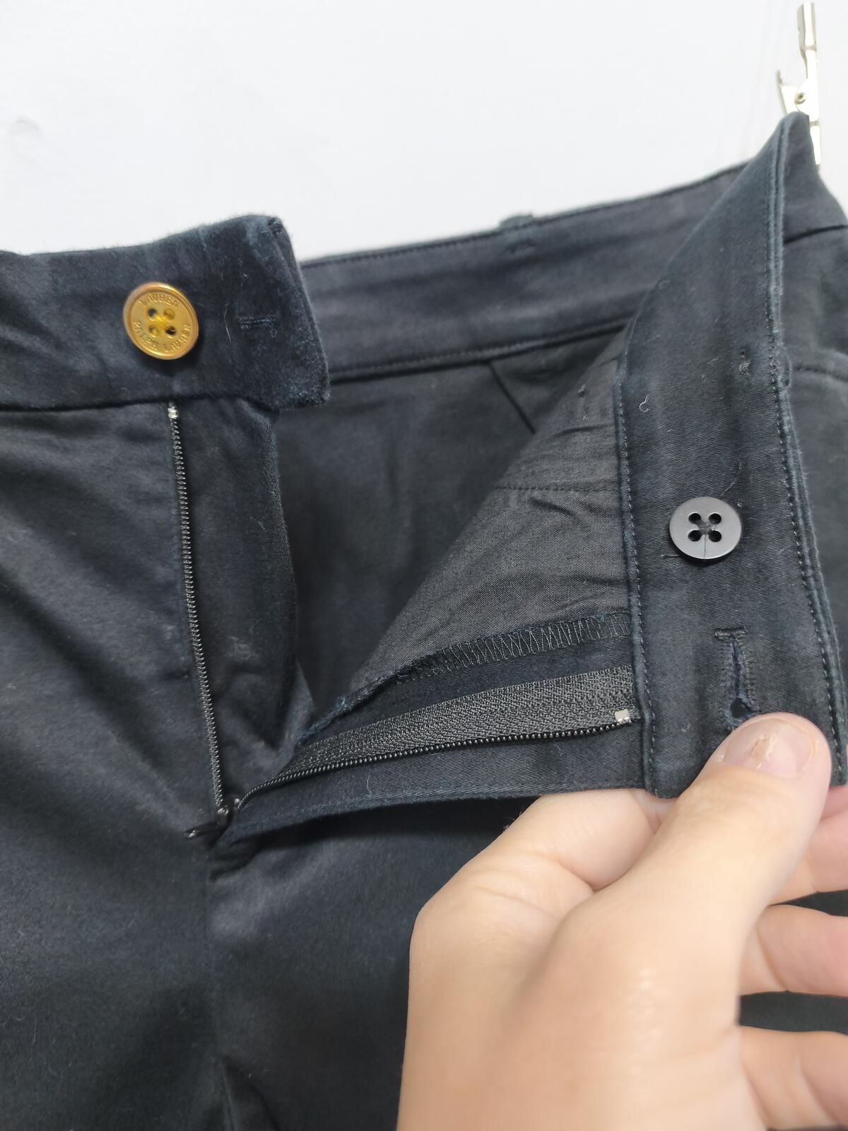 Vintage Lauren Ralph Lauren Black Chino Shorts Smart Preppy Money Aesthetic W32