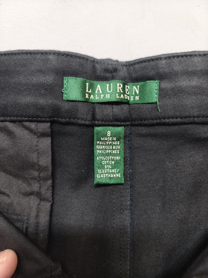 Vintage Lauren Ralph Lauren Black Chino Shorts Smart Preppy Money Aesthetic W32