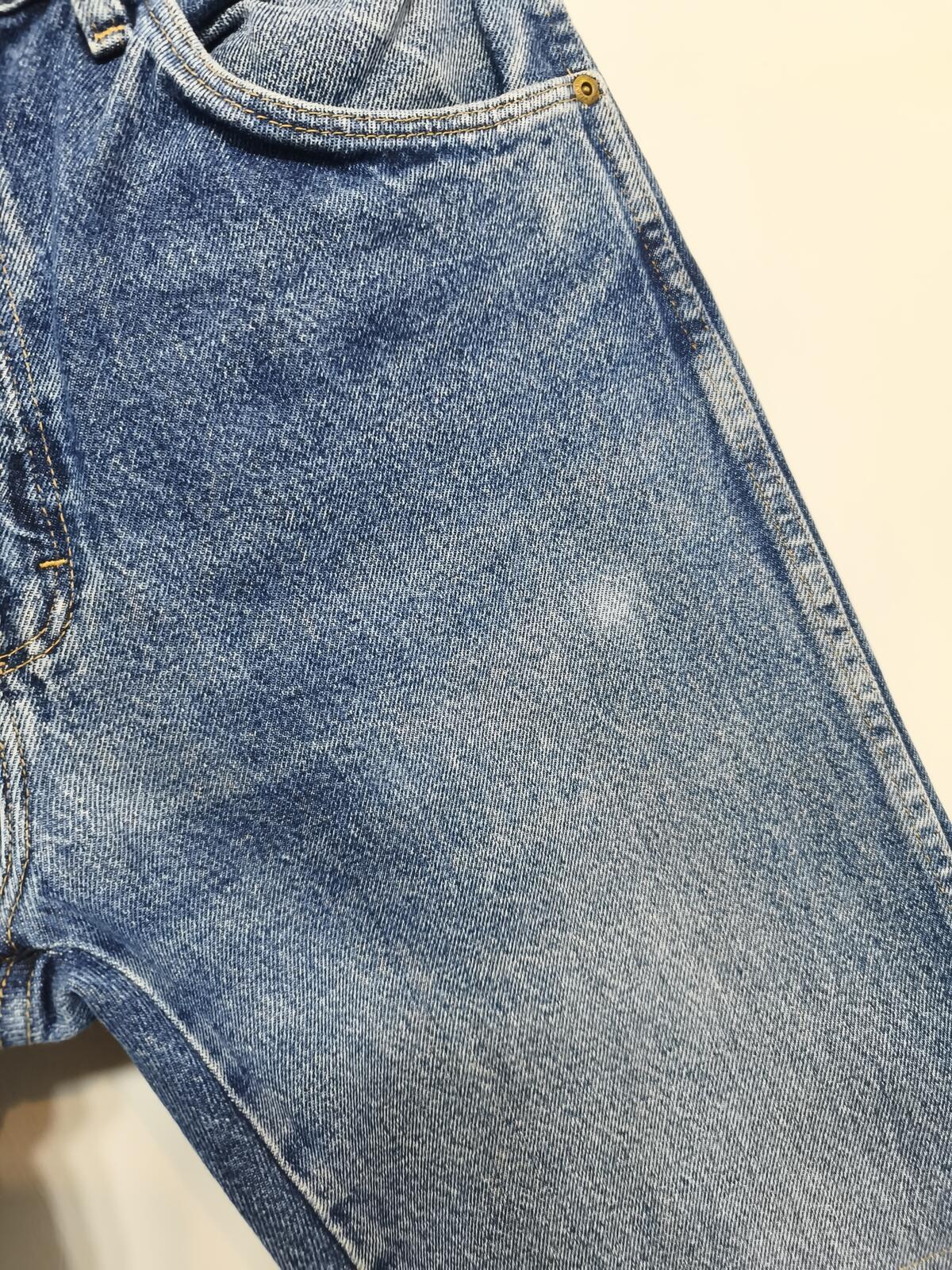 Vintage Wrangler 96501MR Stonewash Raw Hem Denim Shorts 90s Skater Jorts W32 W33