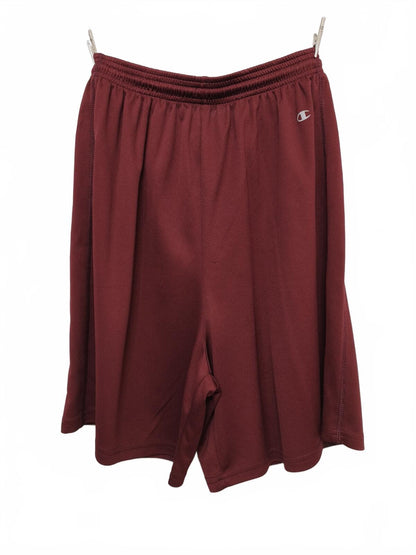 Vintage Champion Burgundy Maroon Gym Shorts 90s Y2K Athletic Sportswear Men's S