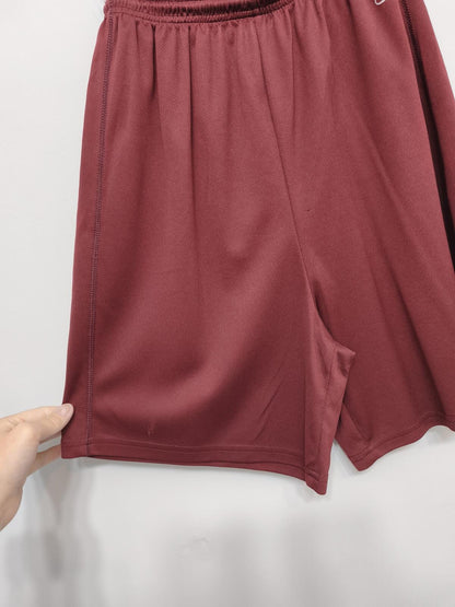 Vintage Champion Burgundy Maroon Gym Shorts 90s Y2K Athletic Sportswear Men's S