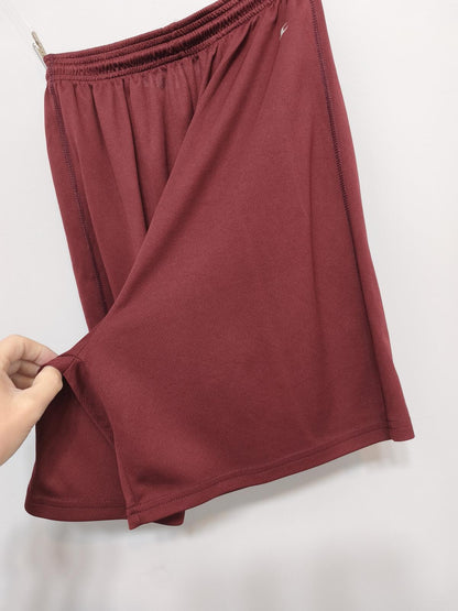 Vintage Champion Burgundy Maroon Gym Shorts 90s Y2K Athletic Sportswear Men's S