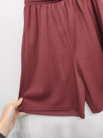 Vintage Champion Burgundy Maroon Gym Shorts 90s Y2K Athletic Sportswear Men's S