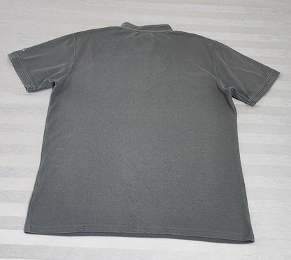 Vintage Kappa Embroidered Omini Logo Polo Shirt Faded Grey Retro 90s Mens Size L