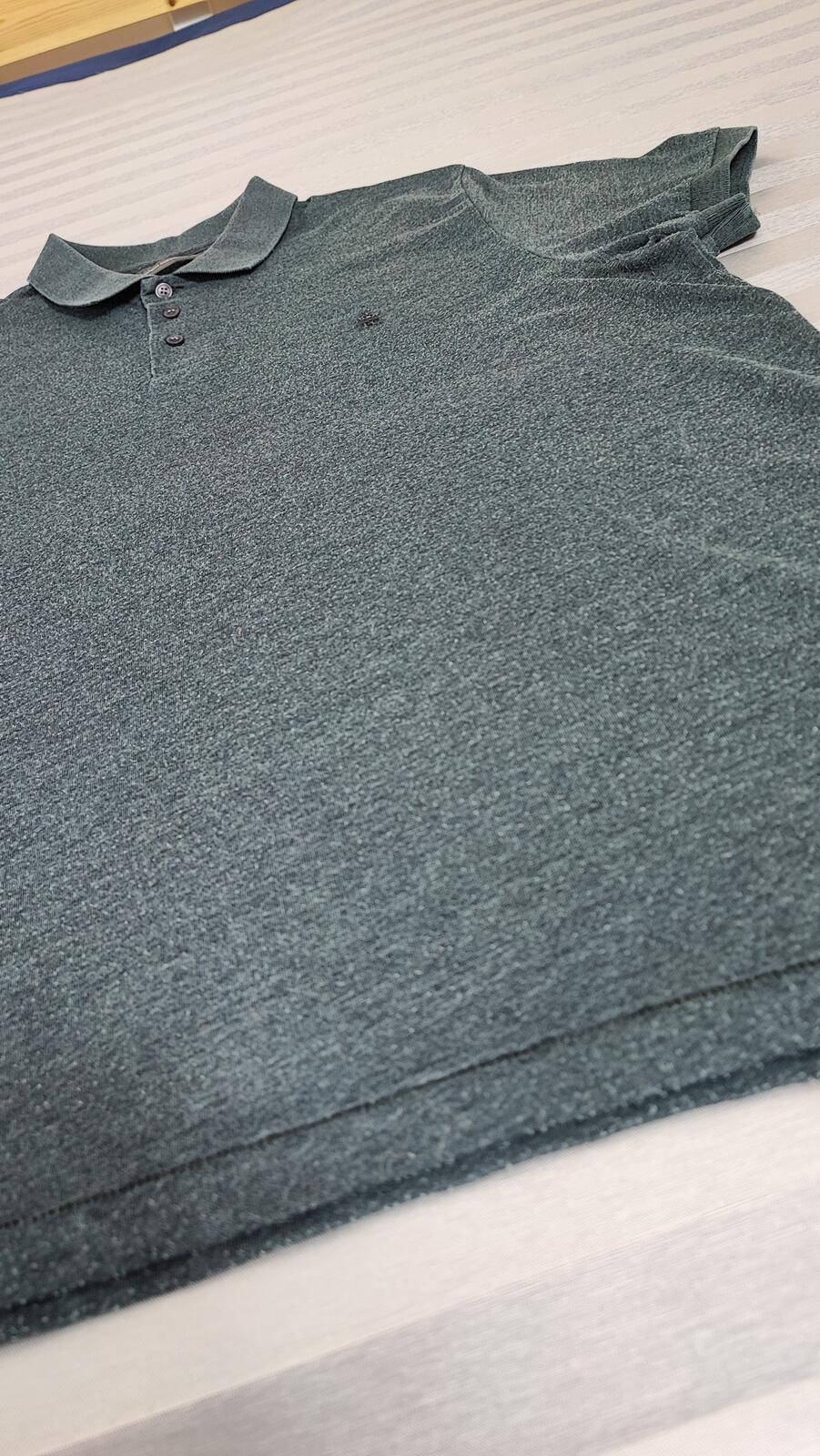 Vintage French Connection FCUK Polo Shirt Faded Grey Retro Y2K Men's Size Large