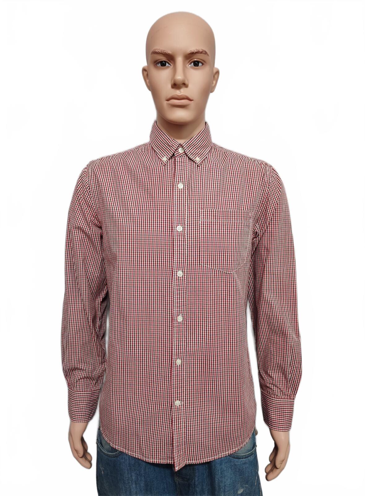 Vintage Old Navy Checked Long Sleeve Plaid Grunge Casual Shirt Red Men's Large