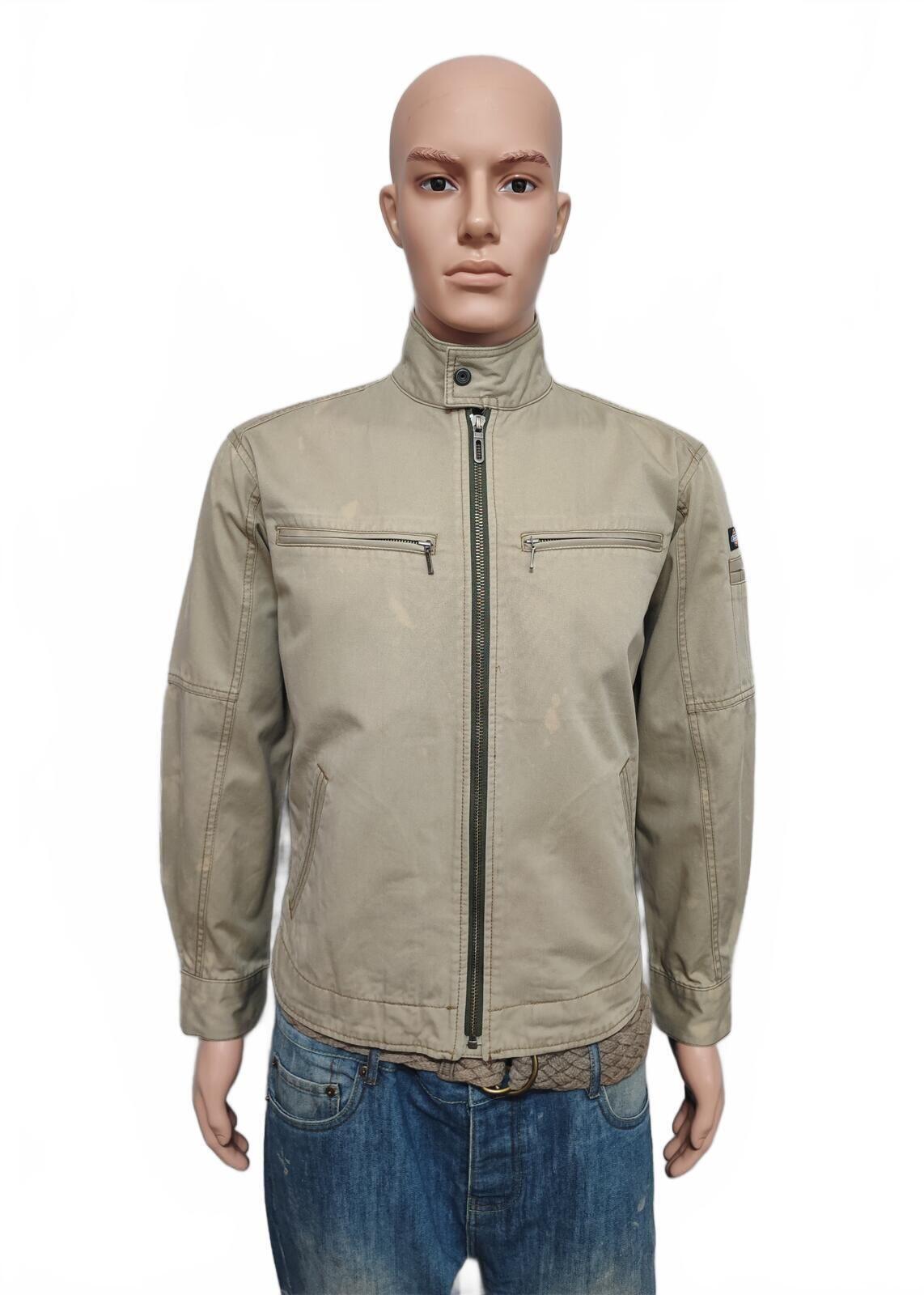 Vintage Dickies Tan Brown Canvas Quilted Eisenhower Workwear Jacket Men Medium