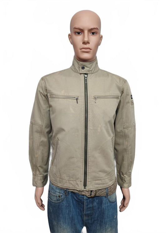 Vintage Dickies Tan Brown Canvas Quilted Eisenhower Workwear Jacket Men Medium