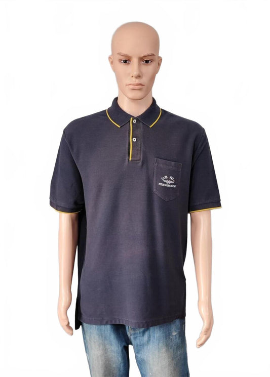Vintage Polo Sport Ralph Lauren Embroidered Shirt Faded Retro 90s Men Size L