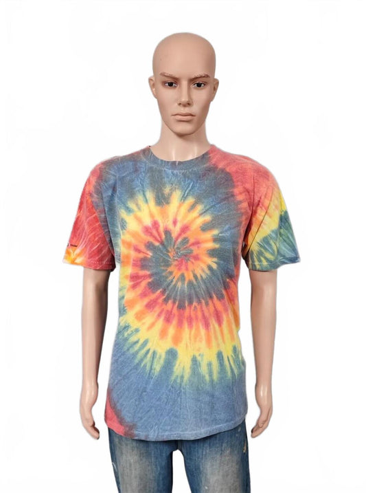 Vintage Copa Banana Tie Dye Graphic T-Shirt Multicoloured Retro 80s Men's Size L