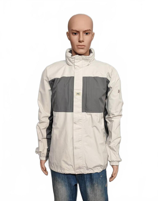 Vintage Helly Hansen Technical Shell Jacket White Grey Gorpcore Men Size XXL