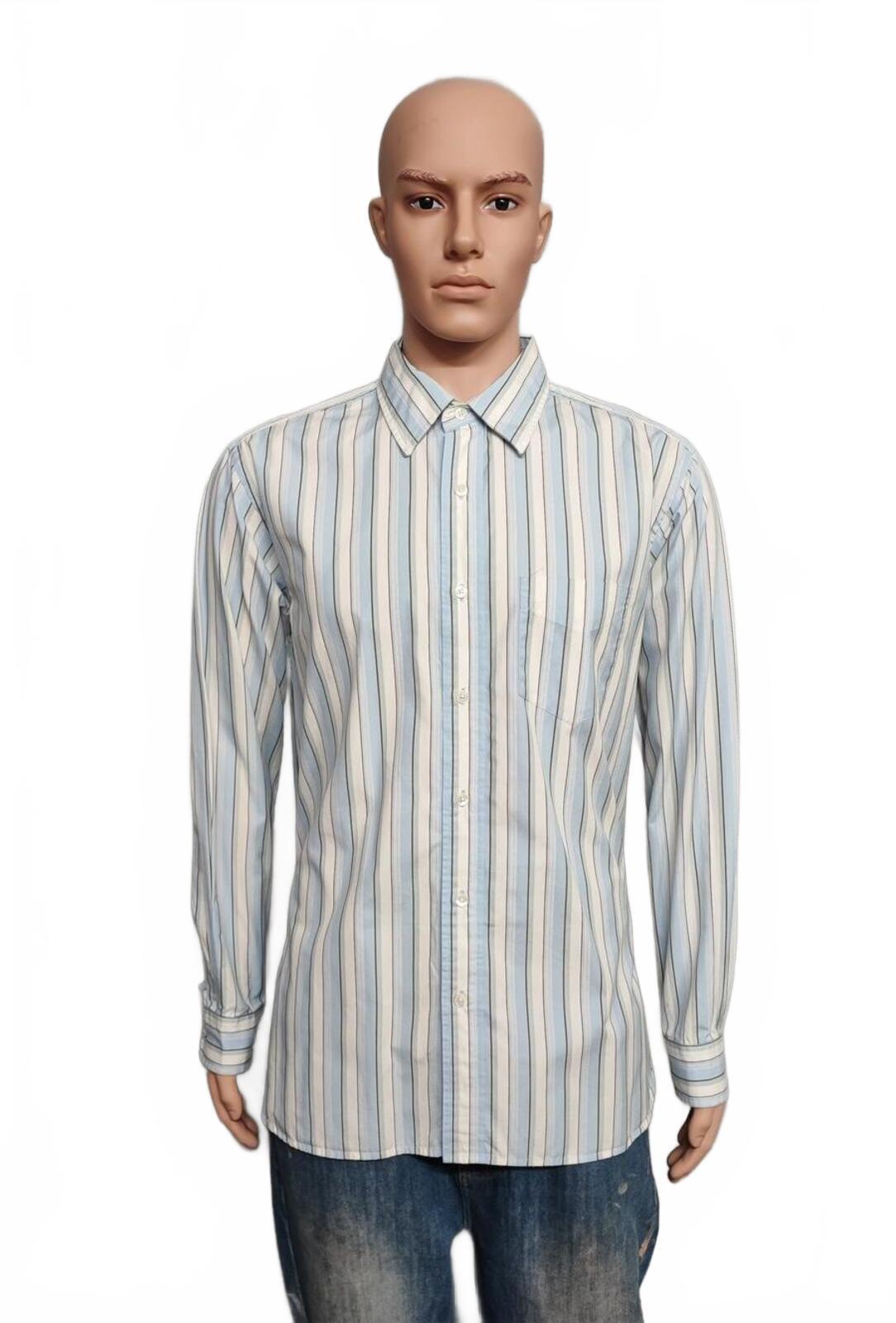 Vintage Gap Checked Long Sleeve Plaid Flannel Grunge Shirt Blue Men Size XL