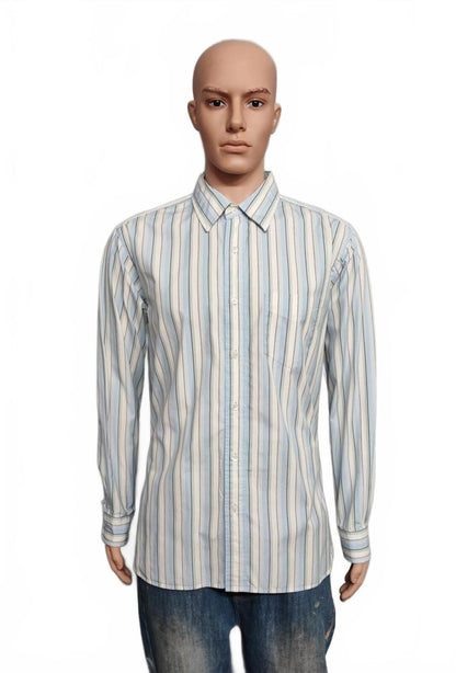 Vintage Gap Checked Long Sleeve Plaid Flannel Grunge Shirt Blue Men Size XL