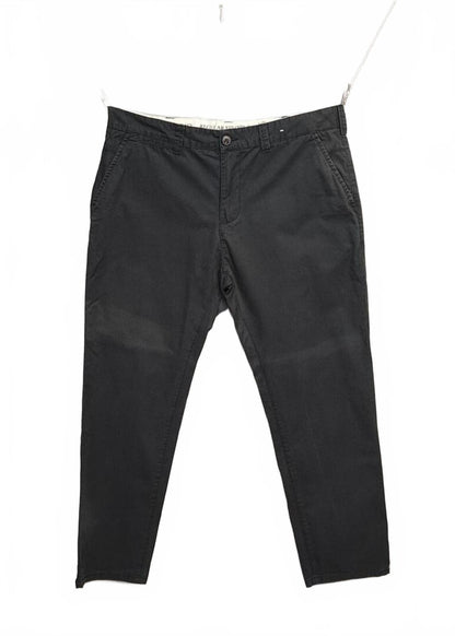 Vintage Easy Faded Black Chino Trousers Regular Fit Skater Workwear Men's W36