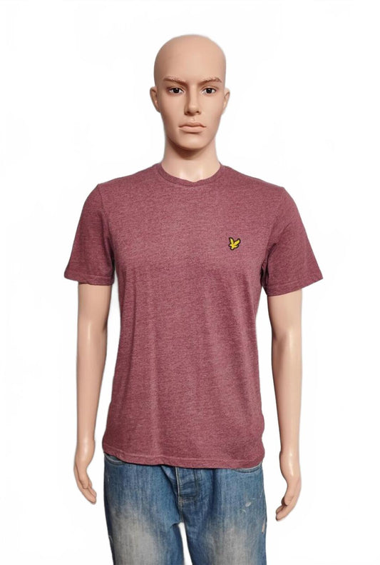 Vintage Lyle & Scott T-Shirt Red Golden Eagle Retro 90s Men's Size Medium M