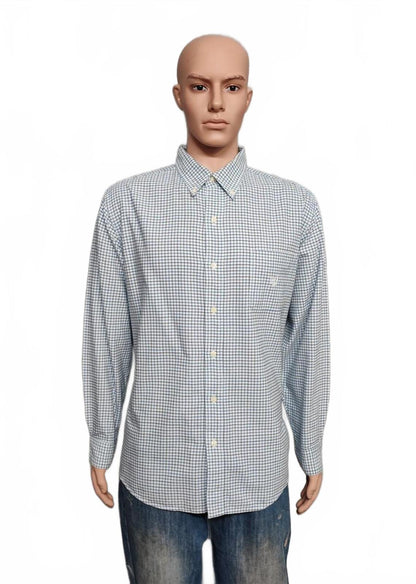 Vintage Chaps Checked Long Sleeve Casual Preppy Plaid Shirt Men's Size XXL