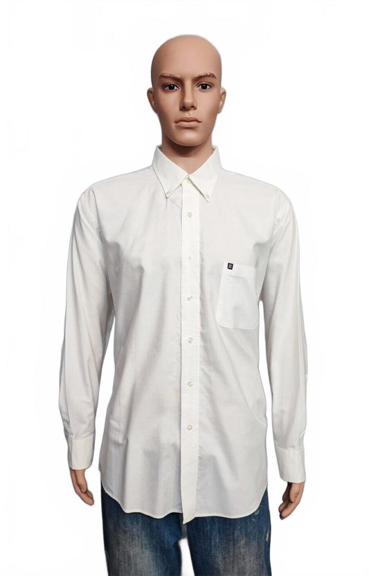 Vintage Chaps Oxford Long Sleeve Button Down Shirt White Men's Size XXL